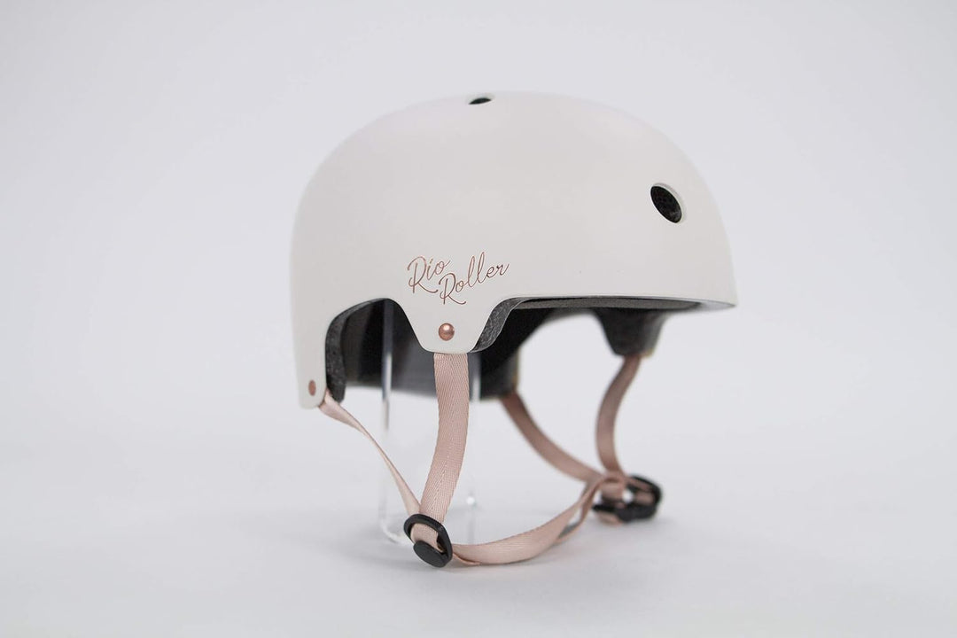 Rio Roller Rose Helmet Skateboard-Helm, Unisex, für Erwachsene 49-52 cm Negro (Cream), 49-52 cm Negr