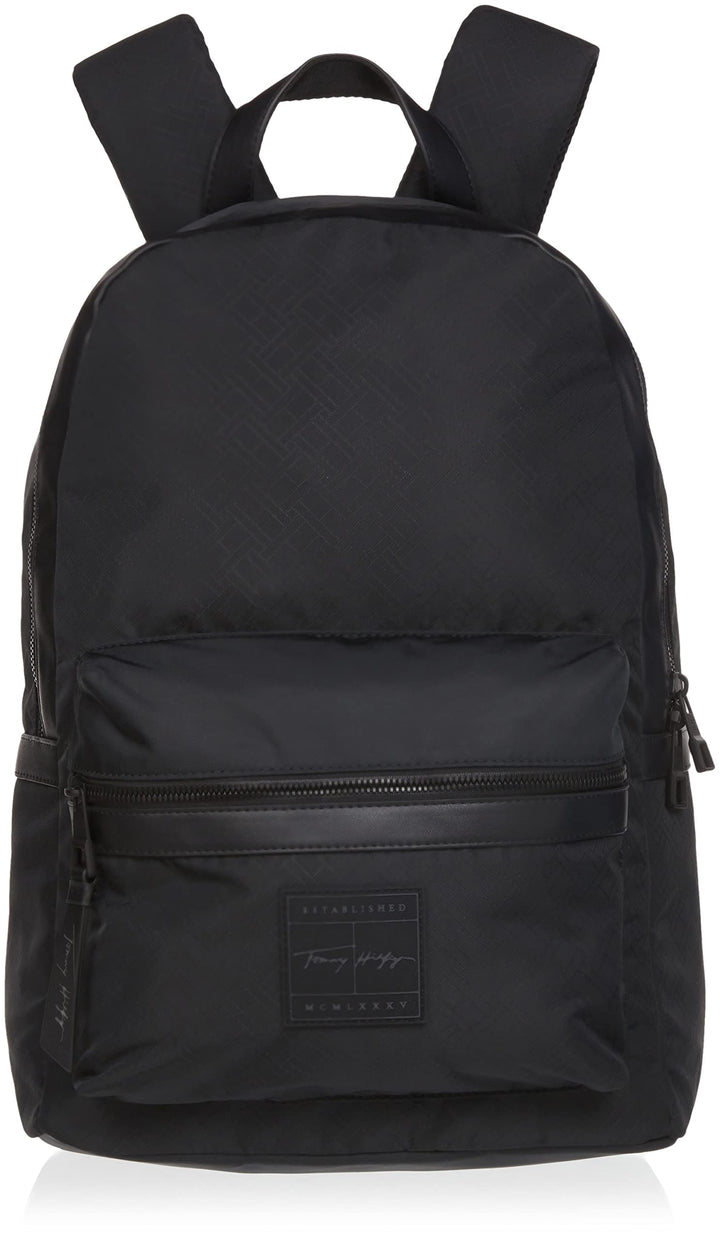 Tommy Hilfiger TH Signature Backpack Black Flag Monogram