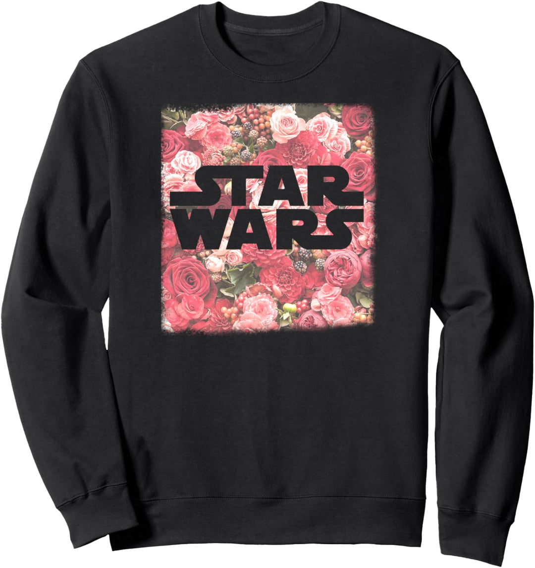 Star Wars Floral Block Logo Sweatshirt