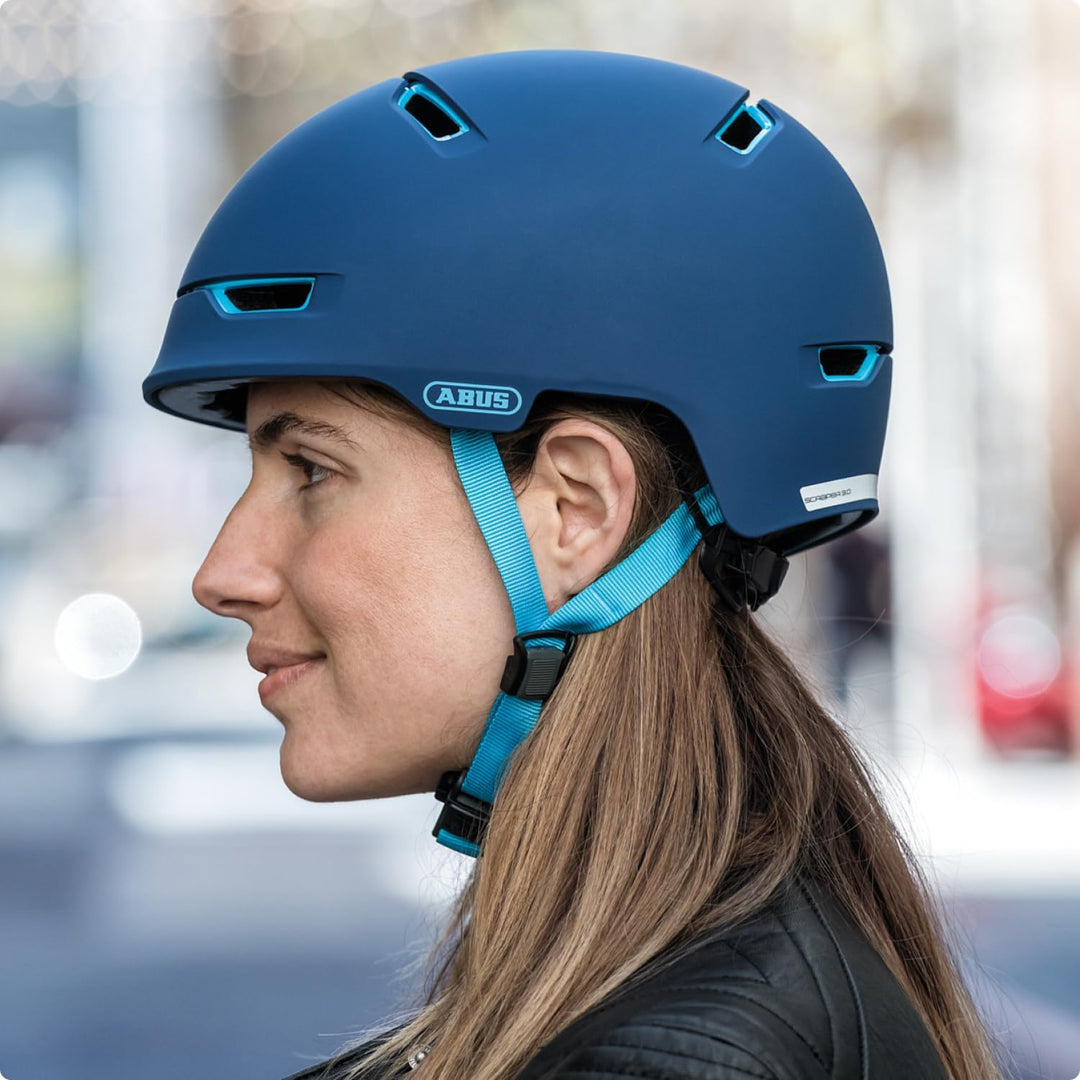 ABUS Stadthelm Scraper 3.0 ACE - Robuster Fahrradhelm für den Stadtverkehr - für Damen und Herren M