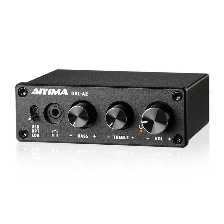 AIYIMA DAC-A2 DC5V Mini-HiFi Leistung-Audio-Decoder PC-USB-DAC-Kopfhörerverstärker AMP 24-Bit-192-kH