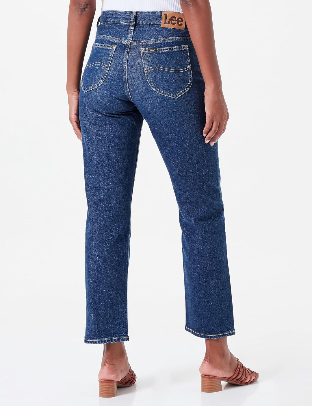Lee Damen Rider Classic Jeans 25W / 31L Blau, 25W / 31L Blau