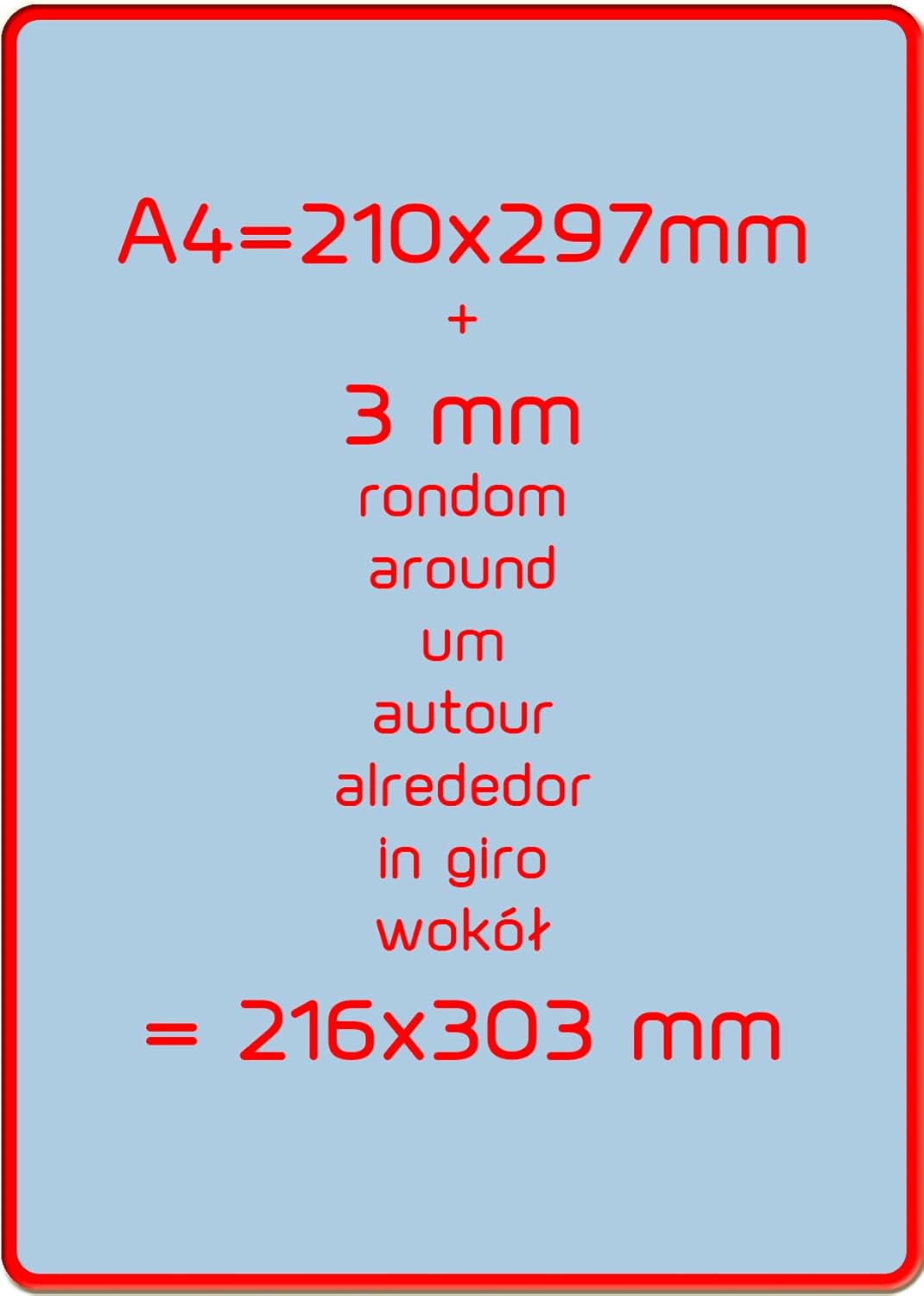 Albyco - Laminiertaschen MATT A4, 160 Mikron (2x80 Mikron) - 100 Stück - Folien A4 MATT, Laminierhül