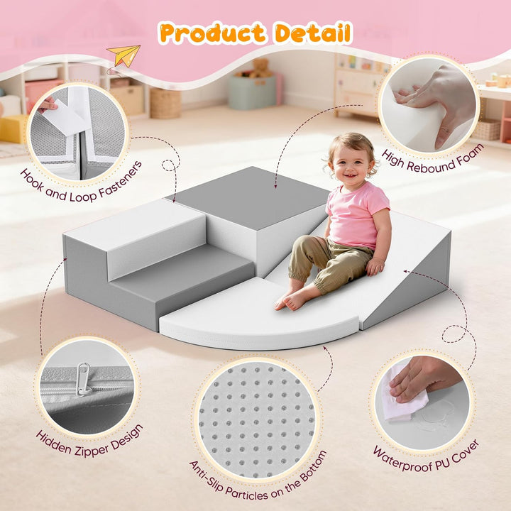 Indoor Klettergerüste für Kinder,Schaumstoff-Kletterblöcke für Kinder, Schaumstoff Bausteine, EN71-z