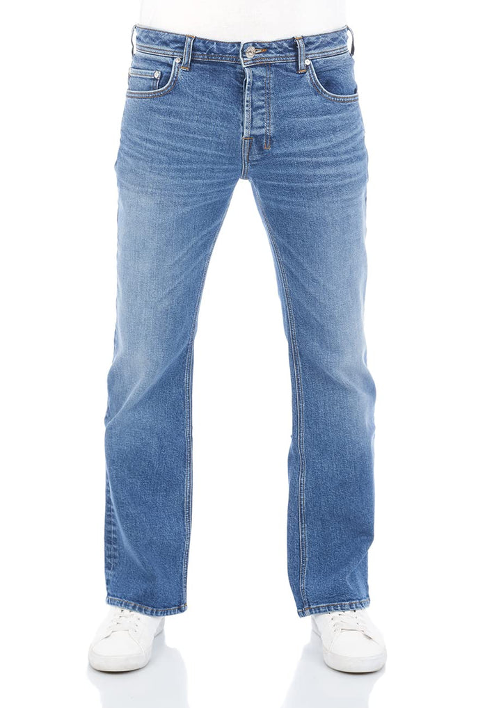 LTB Jeans Hose Herren Bootcut Timor Denim Stretch Tiefer Bund Blau Schwarz 28W - 40W 30L - 36L 29W /
