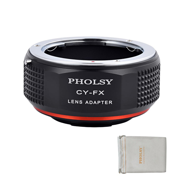PHOLSY Objektivadapter Kompatibel mit Contax / Yashica CY Objektiv auf FX Mount Kameragehäuse Kompat