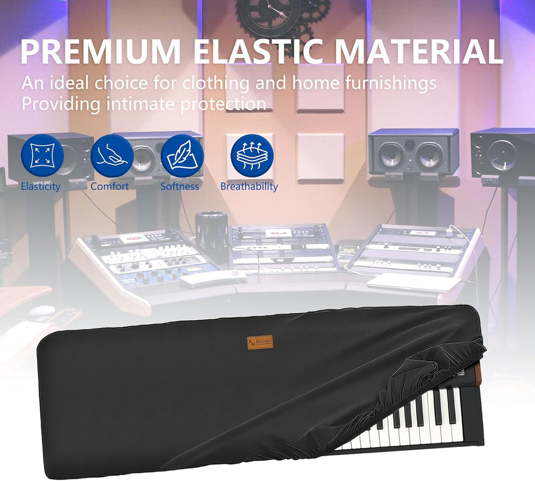 Musiin Tastatur-Staubschutz mit 73 Tasten, kompatibel mit KORG KRONOS 3 61Keys, VOX Continental 73 B
