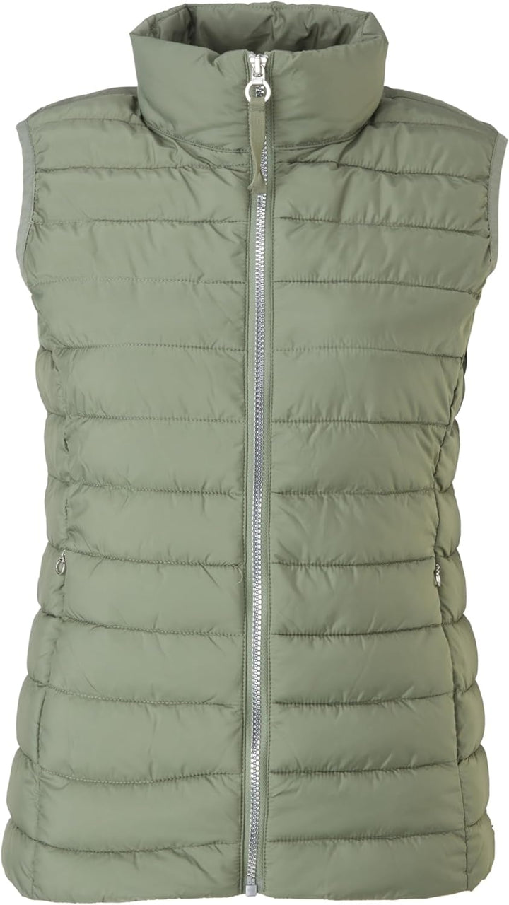 s.Oliver Herren Steppweste – Slim Fit, leicht gefüttert, Stehkragen – Funktional für Outdoor, Überga