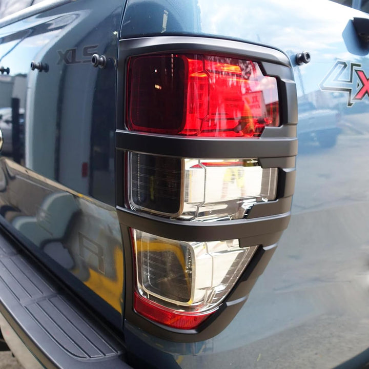 JHCHAN Scheinwerfer Rücklichtabdeckung für Ford Ranger Wildtrak Raptor T7 T8 2015-2022 XL XLT Limite