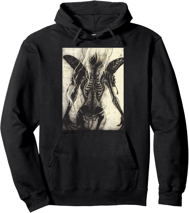 Dark Art Grunge Goth Occult Gothic Aesthetic Girl Horror Pullover Hoodie