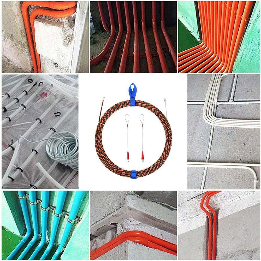 QZATACAEN Fish Line Wire Puller Through Wall Wire Threader Fish Plus Fish Cable Lock with Easy Grip