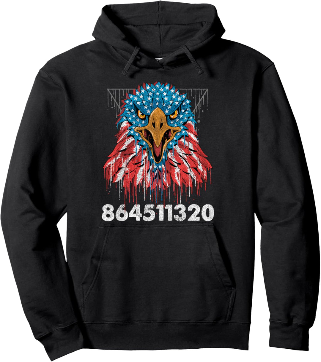 864511320 Shirt 2020 Wahlabstimmung Biden 8645 Anti-Trump Pullover Hoodie