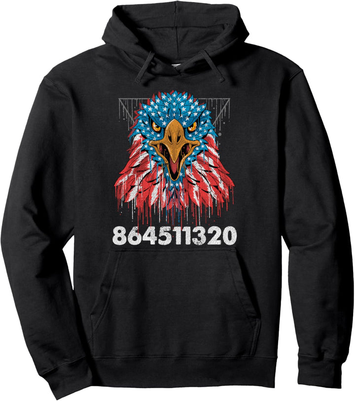 864511320 Shirt 2020 Wahlabstimmung Biden 8645 Anti-Trump Pullover Hoodie