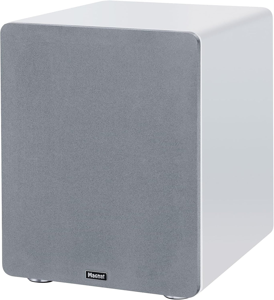 Magnat Alpha RS 12, Aktivsubwoofer mit 300 mm grosser Membran und bis zu 240 Watt Leistung Weiss, We