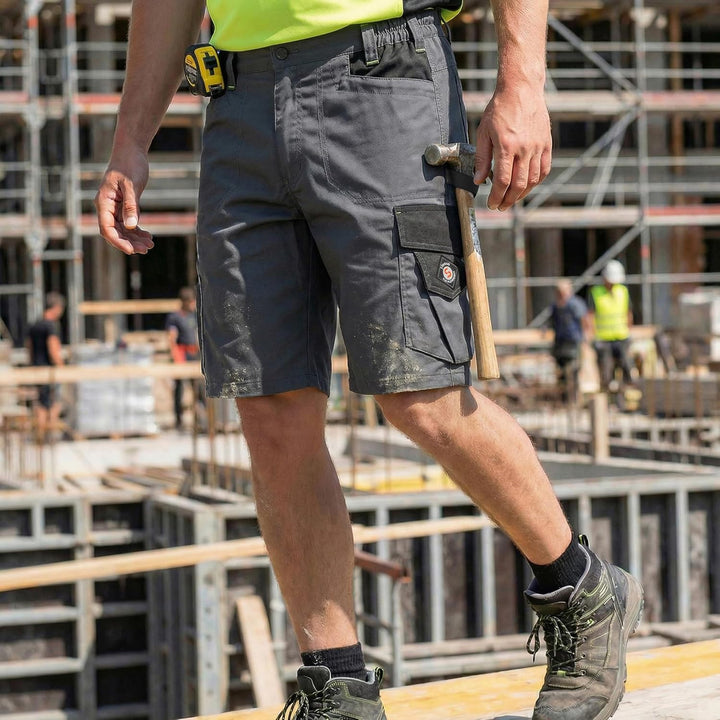 Prisma Arbeitsshorts - Kurze Arbeitshose Herren - Kurze Arbeitshosen Herren - Herren Cargohose Kurz