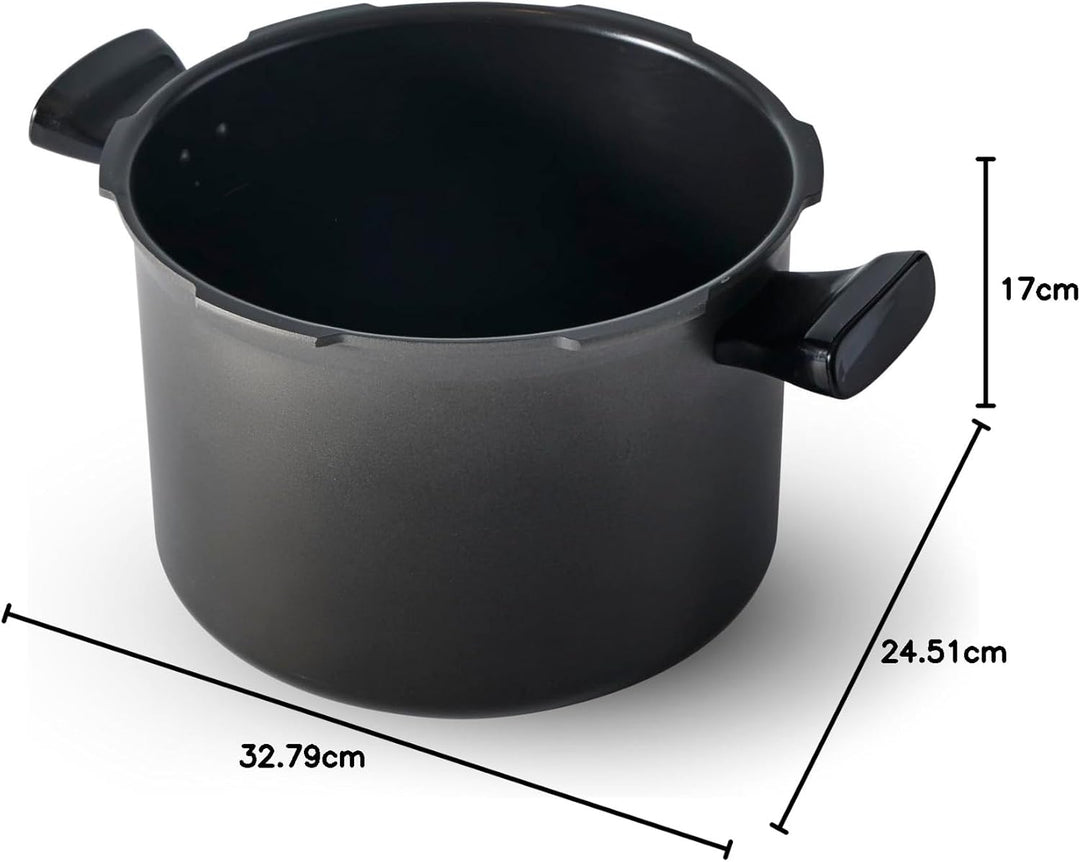 Moulinex Behälter für Cookeo, Antihaftbeschichtung, Keramik, Schwarz, XA602011