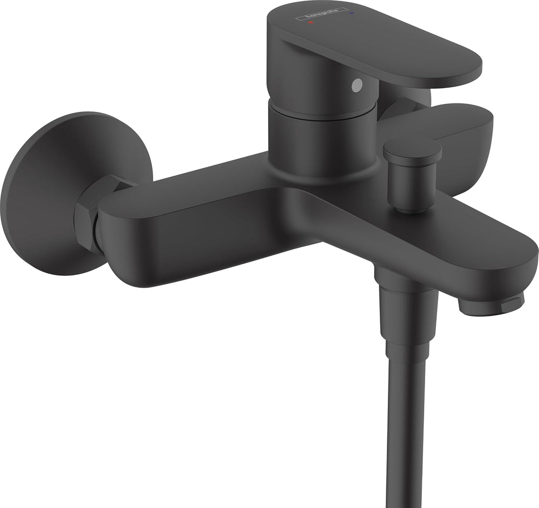 hansgrohe Vernis Blend - Badewannenarmatur Aufputz für 2 Verbraucher, Mischbatterie Badewanne mit Au