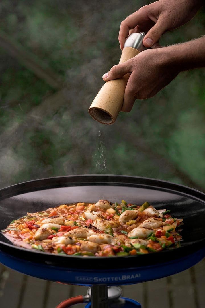 CADAC Skottelbraai Original 28-37mBar - Mit Topfhalter, Skottel und praktischer Aufbewahrungstasche