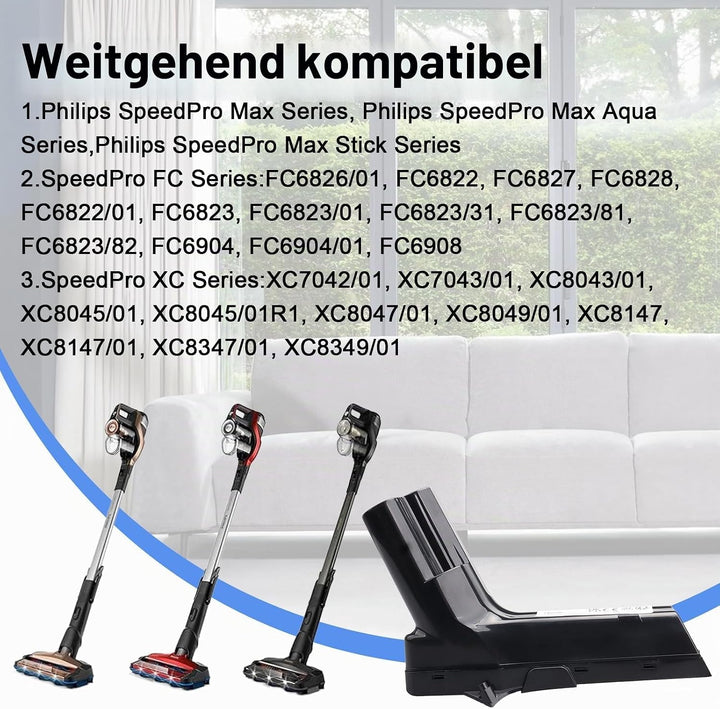 25,2 V Ersatzakku kompatibel mit Philips SpeedPro Max Aqua SpeedPro Max Stick, XC7042/01 XC8147 FC68