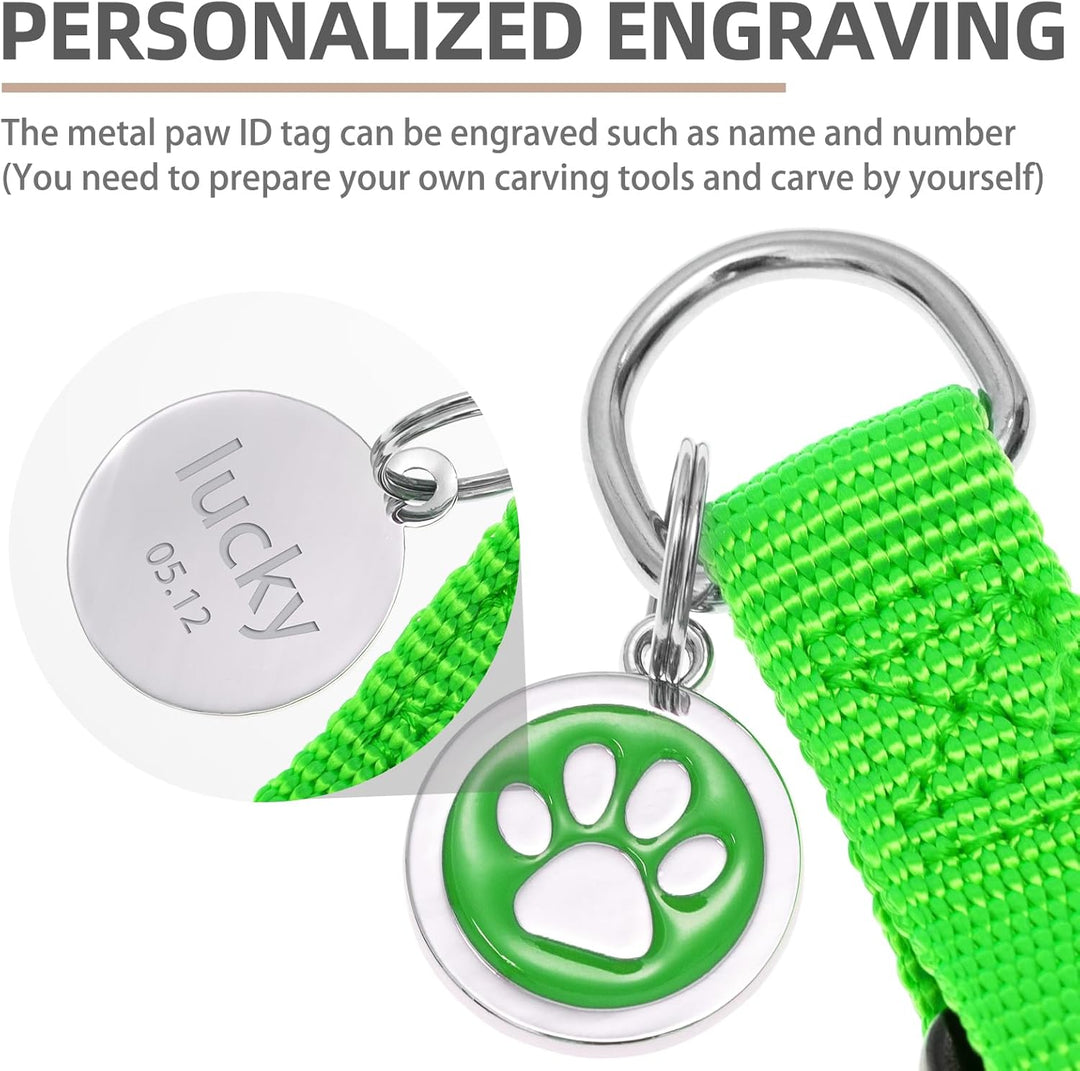 Pupteck zerrfreies Hundegeschirr, weich, verstellbar, Nylon, Step-in-Hundegeschirr für das Outdoor-G