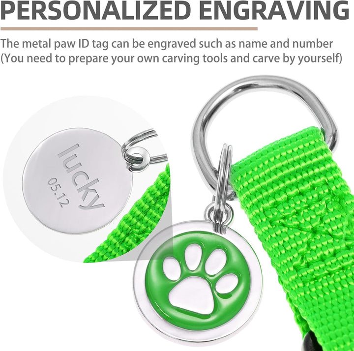 Pupteck zerrfreies Hundegeschirr, weich, verstellbar, Nylon, Step-in-Hundegeschirr für das Outdoor-G