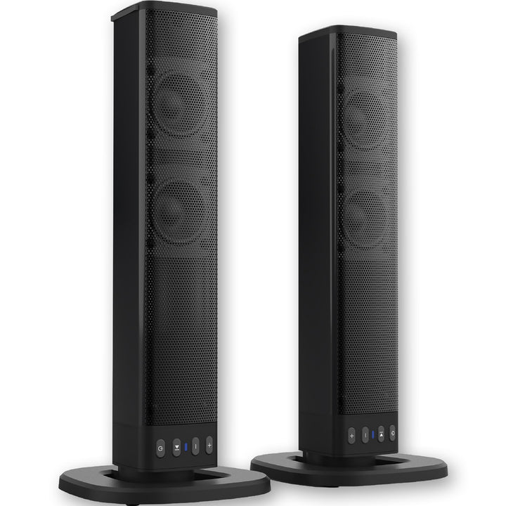 XORO 2in1-Bluetooth-Soundbar HSB 55 mit 4x5 Watt Leistung, kompaktes Design, als Separate Stereo-Lau
