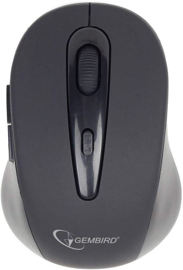 Gembird MUSWB2 Optische Bluetooth Maus (bis 1600dpi, USB) schwarz