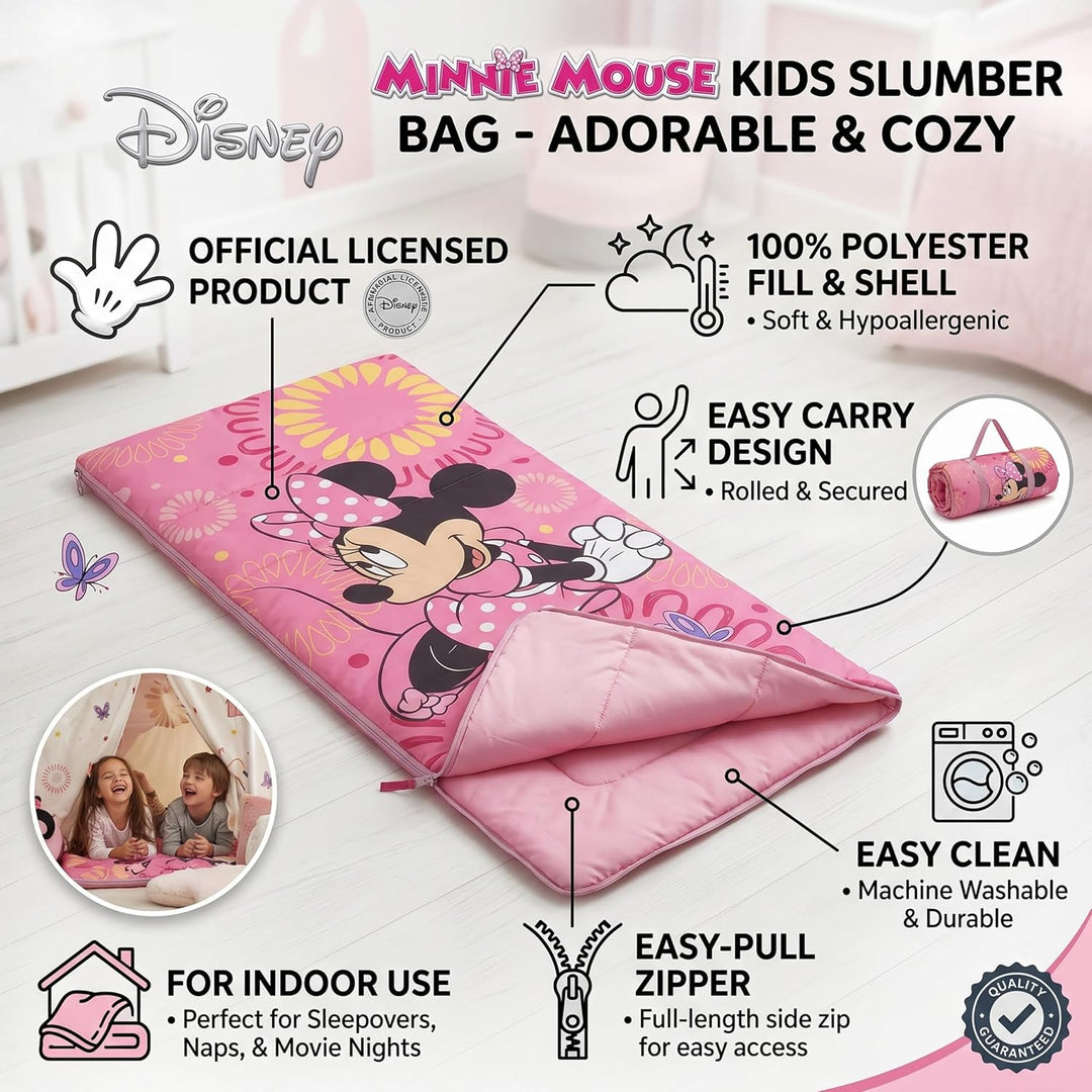 Disney Cars/Minnie Mouse/Marie Cat/Spiderman Avengers Kinder-Schlafsack 70×140 cm | Leichter &amp; Warme