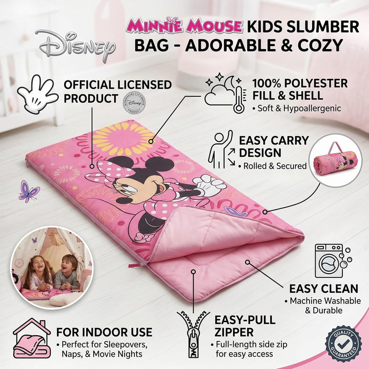 Disney Cars/Minnie Mouse/Marie Cat/Spiderman Avengers Kinder-Schlafsack 70×140 cm | Leichter &amp; Warme
