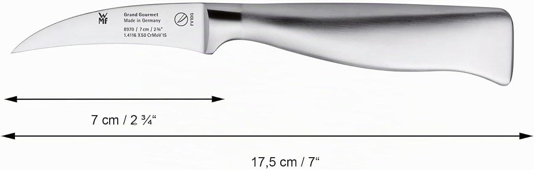 WMF Grand Gourmet Tournier-/ Schälmesser 17,5 cm, Made in Germany, Messer geschmiedet, Performance C
