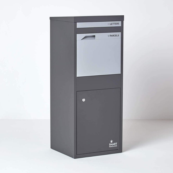 SMART PARCEL BOX Paketbox draussen, Standbriefkasten mit Paketfach, Paketbriefkasten XXL, grosse Pos