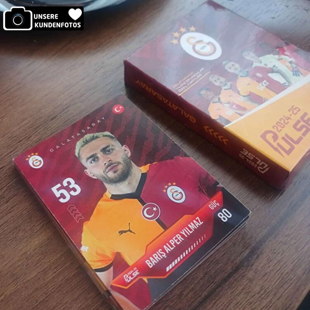 Galatasaray Pulse Sammelkarten 2024/25-12 Fussballkarten Box Limitiert GS Cimbom, Digitale Unterschr