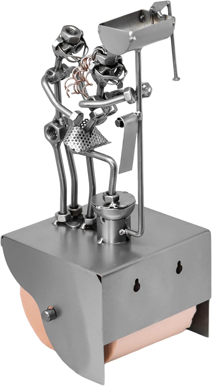 metalman24 Schraubenmännchen Klopapierhalter Sexy wc Toilettenpapierhalter handgefertigte ausgefalle