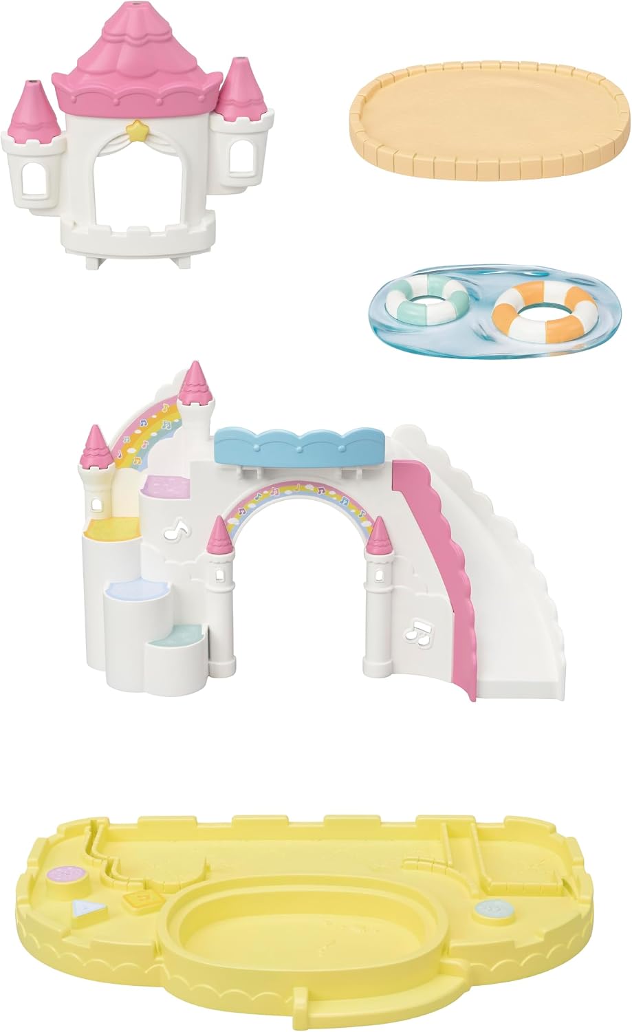 Sylvanian Families - 5746 Erlebniskindergarten Sandkasten und Pool mit Figur - Puppen Spielset
