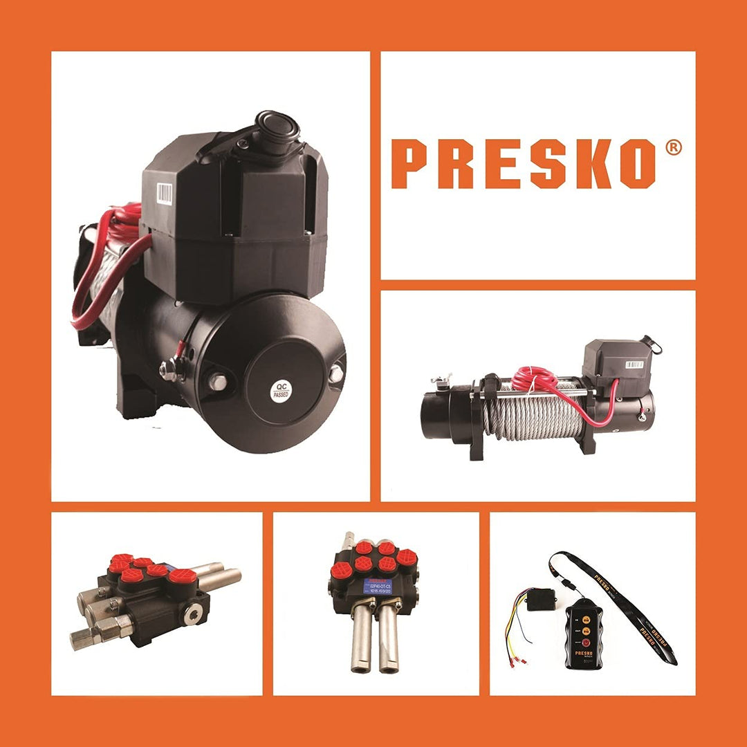Presko Orbitaler Gerotor Hydraulikmotor 50 cm³/Umdrehung G ½" Anschluss, SAE A - Äquivalent OMR 50 B