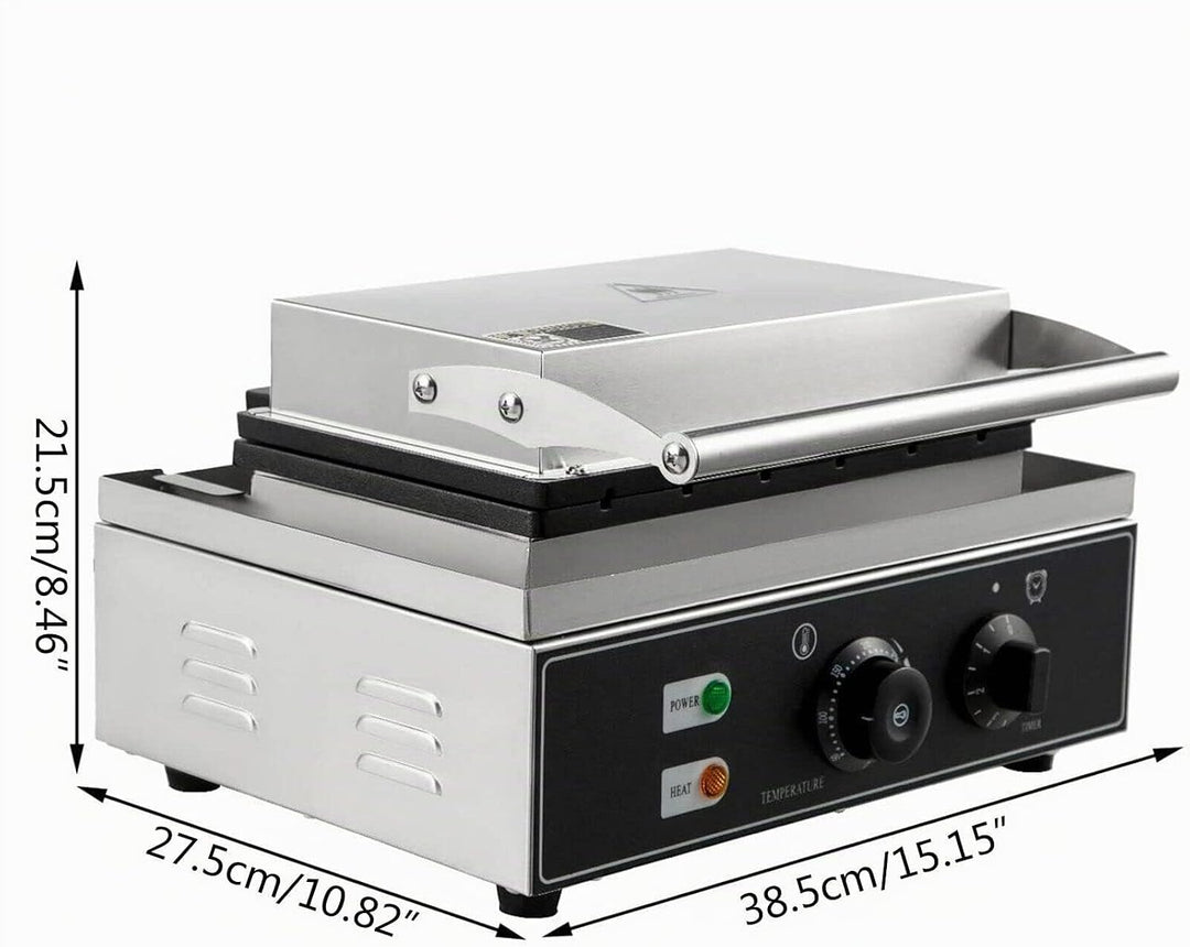 Sandwichmaker,1500 W Kommerzielle Sandwich Maker Panini Presse Grill,Antihaftbeschichtung Paninitoas