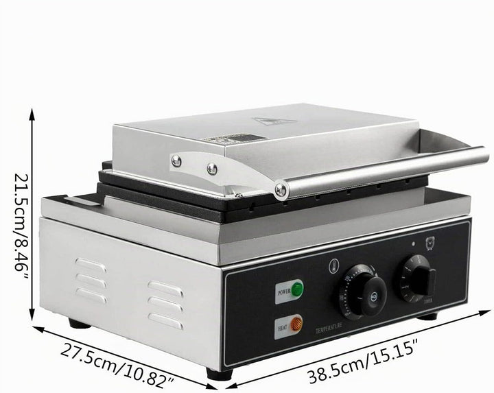 Sandwichmaker,1500 W Kommerzielle Sandwich Maker Panini Presse Grill,Antihaftbeschichtung Paninitoas