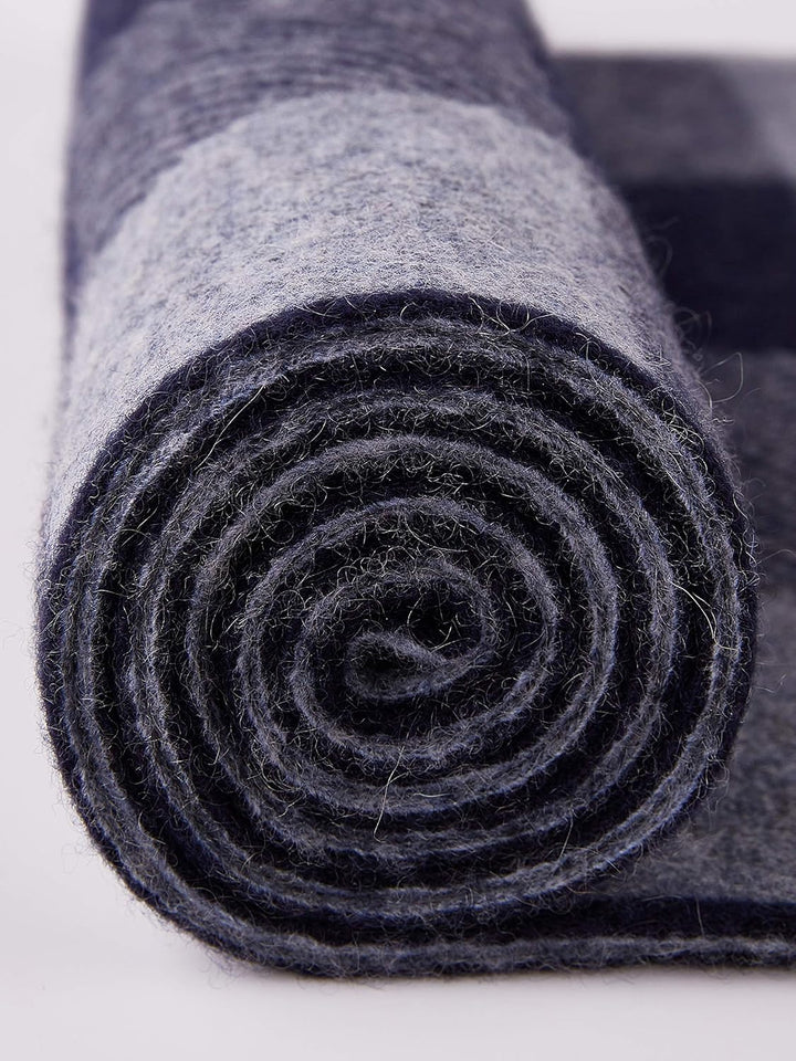 Herren Kaschmir Schal (65% Wolle+35% Kaschmir) Wolleschal Strickschal Herrenschal Extra Warm Weich f