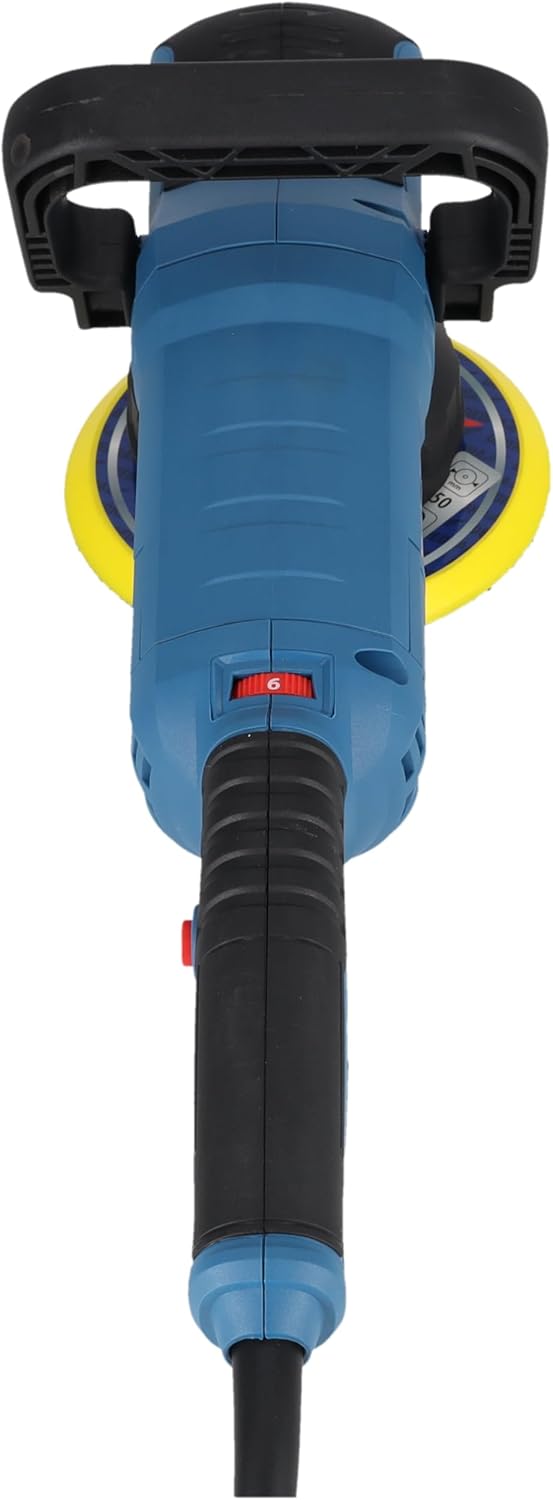 Exzenter-Rotationspoliermaschine, elektrisch, DEDRA, Leistung 900 W, Drehzahl 800-4000 U/Min, Pads ø