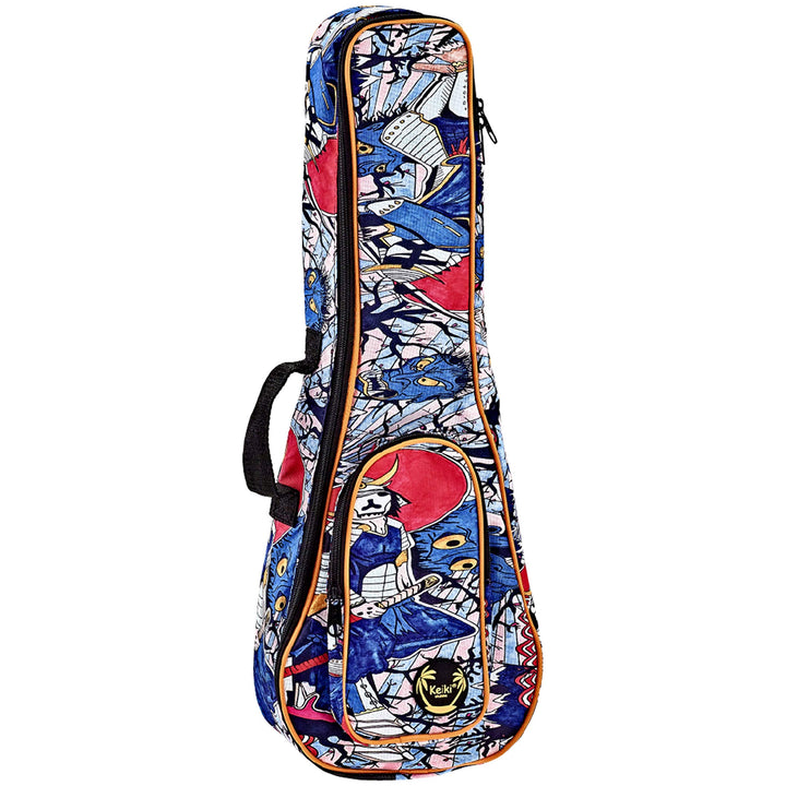 ORTEGA Gigbag für Tenor Ukulelen mit Schultergurten - Samurai (KUB-SR-TE) Tenor Ukulele Samurai, Ten