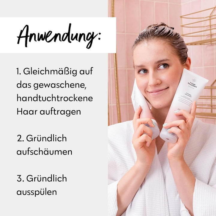 Four Reasons Haartönung Conditioner - Bronze Rot - Natürliche Spülung und Intensivtönung für Haare -