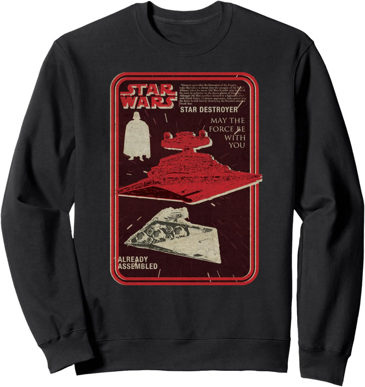 Star Wars Retro Star Destroyer Model Kit Sweatshirt