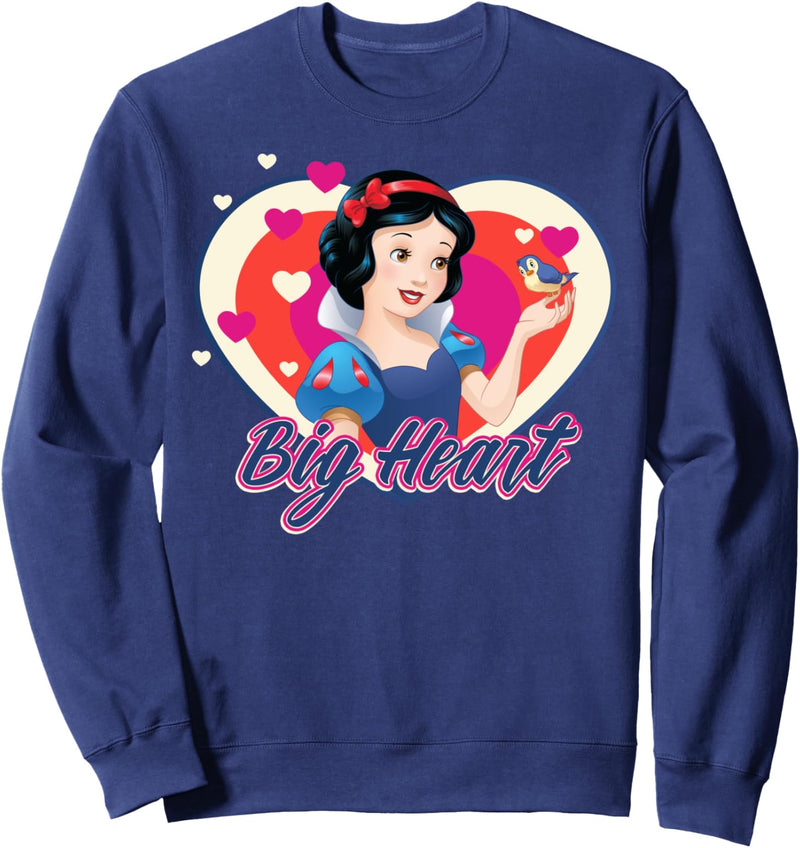 Disney Snow White Big Heart Cartoon Heart Portrait Sweatshirt