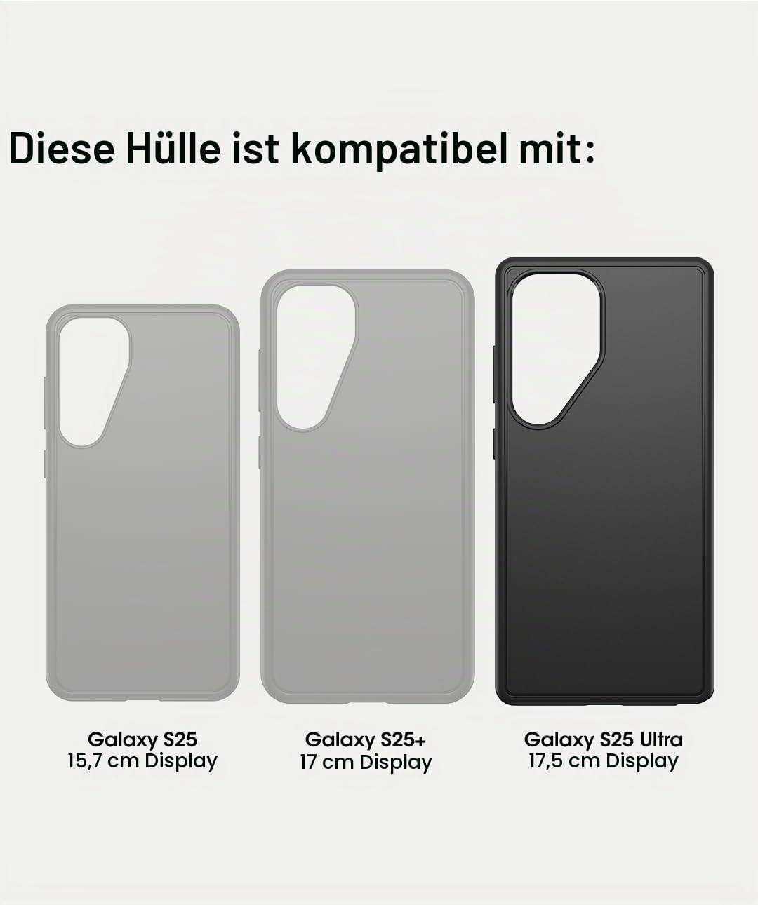 OtterBox React Series Hülle für Samsung Galaxy S25 Ultra, stossfest, sturzsicher, ultraschlank, schü
