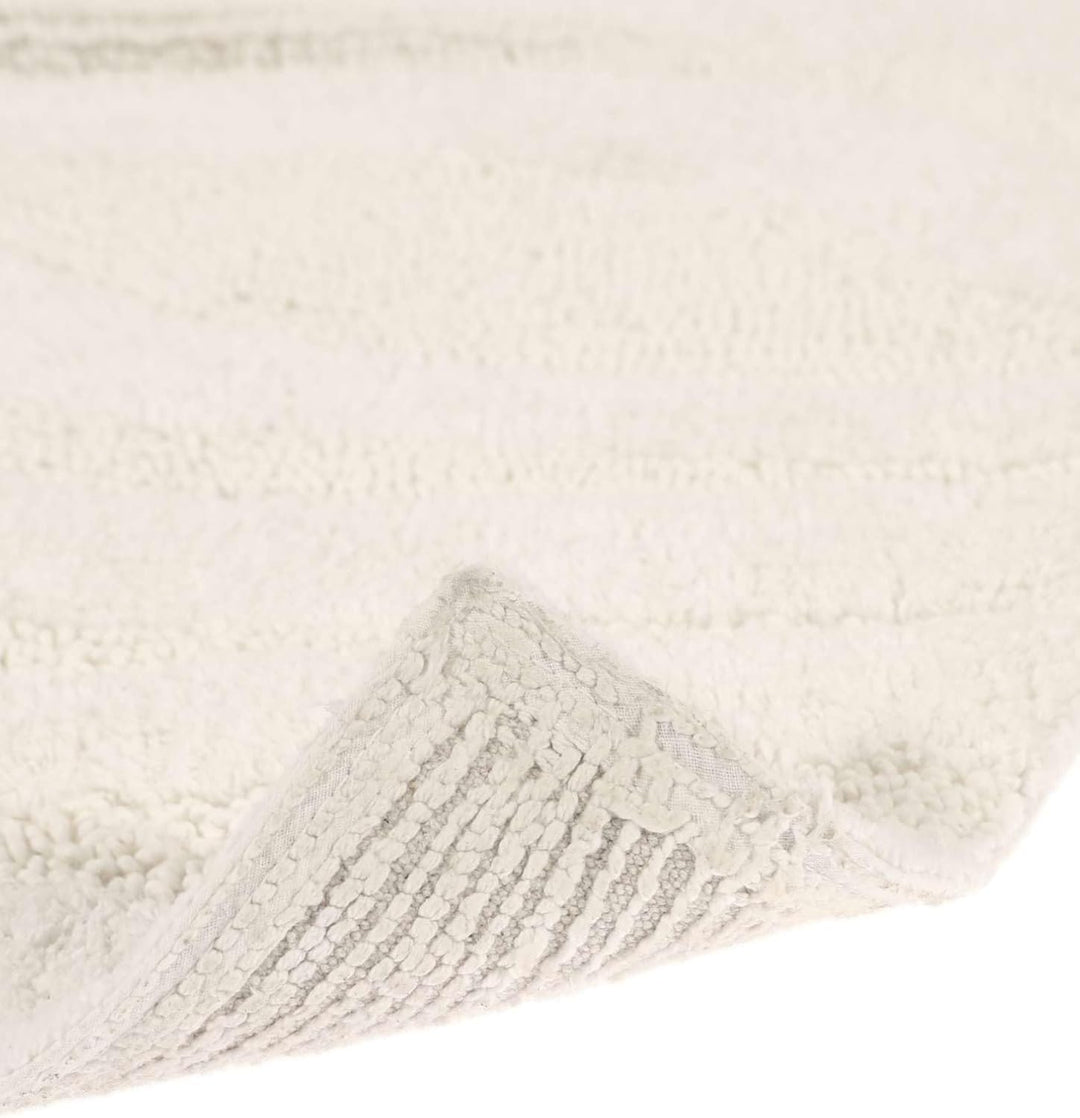 RugVista Badematte Breeze, 80 x 50 cm, Rechteckig, Mittelflor, Anti-Rutsch, Moderner Badteppich, Mas