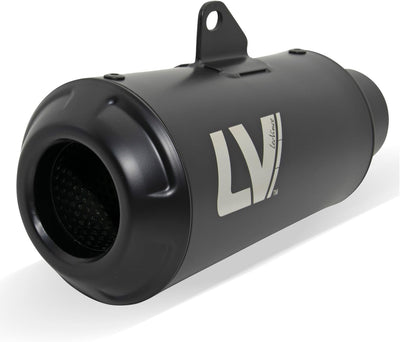 Endschalldämpfer LeoVince SLIP-ON SBK LV-10 FULL BLACK, Edelstahl schwarz, mit Zulassung für Kawasak