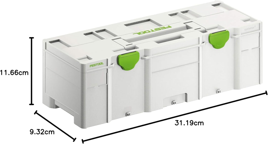 Festool Systainer³ SYS3 XXL 237 (mit Abdeckung für Beschriftungsfeld)