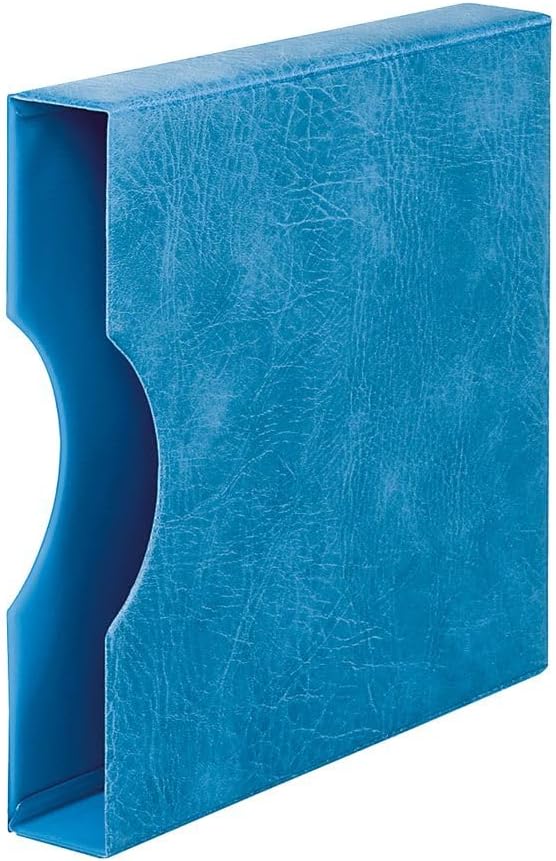 LINDNER Das Original Set: Ringbinder Regular mit Schutzkassette 814, blau