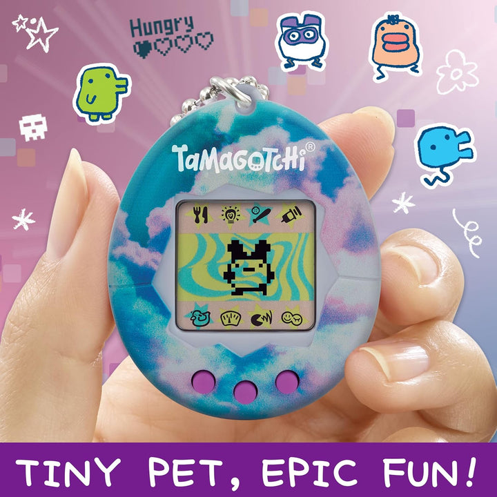 Tamagotchi 42948NBNP Original Bandai Himmel-Gehäuse mit Kette - Das Original Virtual-Reality-Haustie