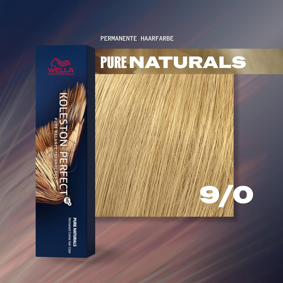 3er Wella Koleston Perfect ME+ 9/0 Lichtblond 60 ml Grau-/weissabdeckung 60 ml (3er Pack), Grau-/wei